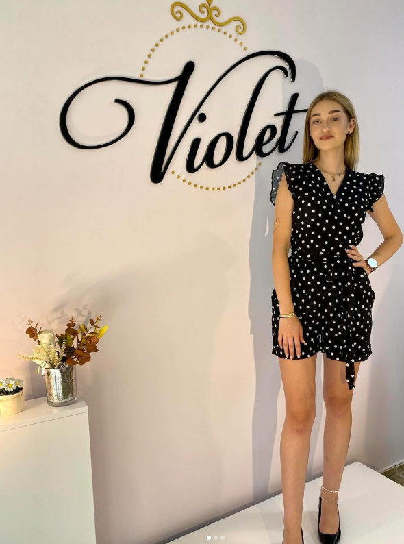 Комплект панталонки и блуза Violet