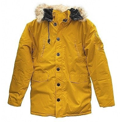 Зимно яке North 56 4 Large, жълто, 6XL