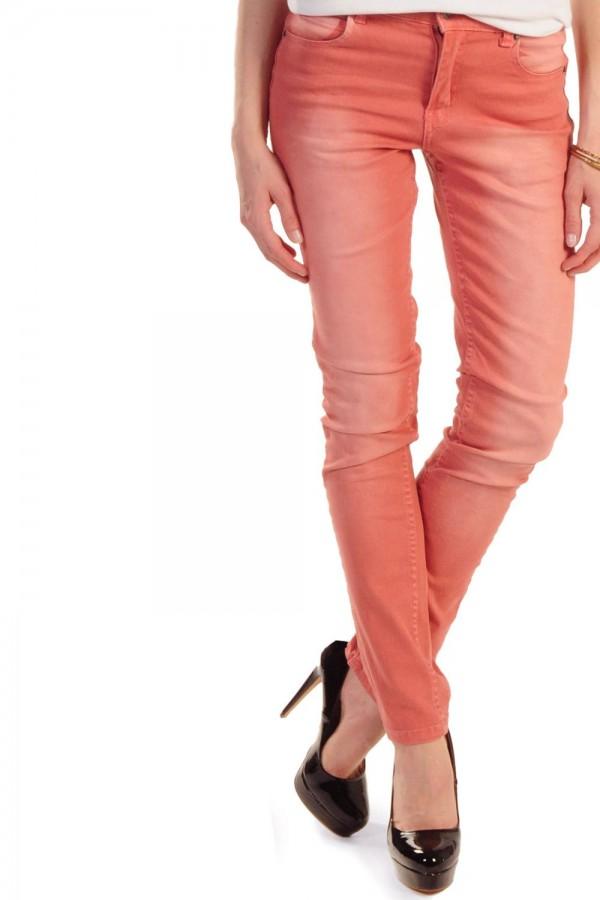 Дамски дънки с избелващ ефект Cheap Monday